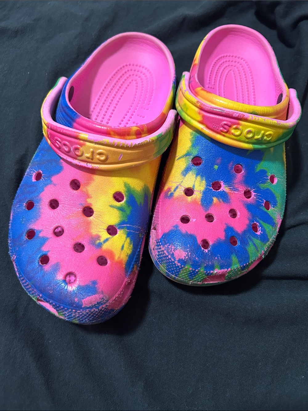 Crocs Classic Clog - Tie-Dye Pink/Blue/Yellow